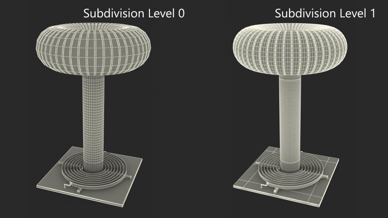 3D Tesla Coil with Stand