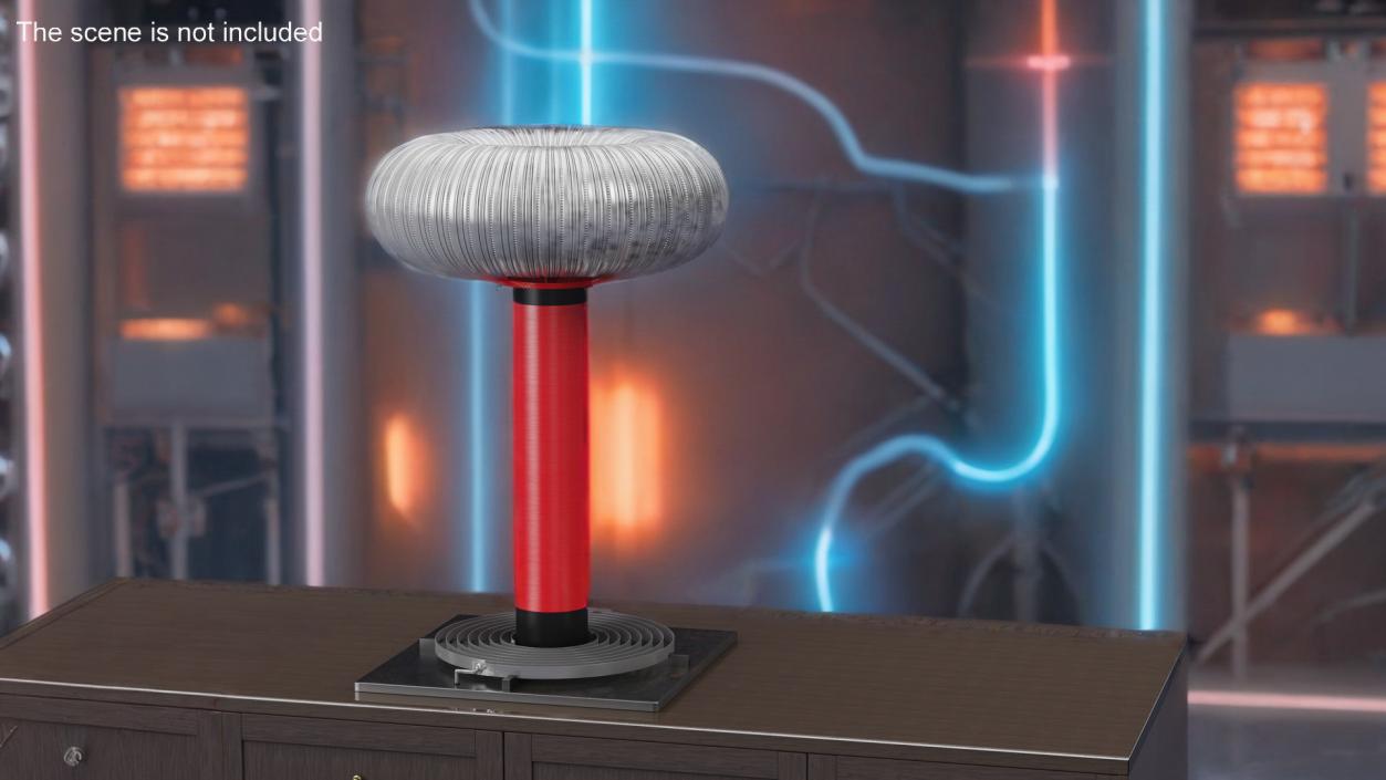 3D Tesla Coil with Stand