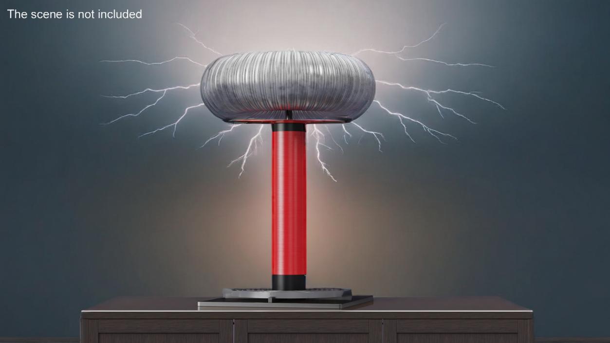 3D Tesla Coil with Stand