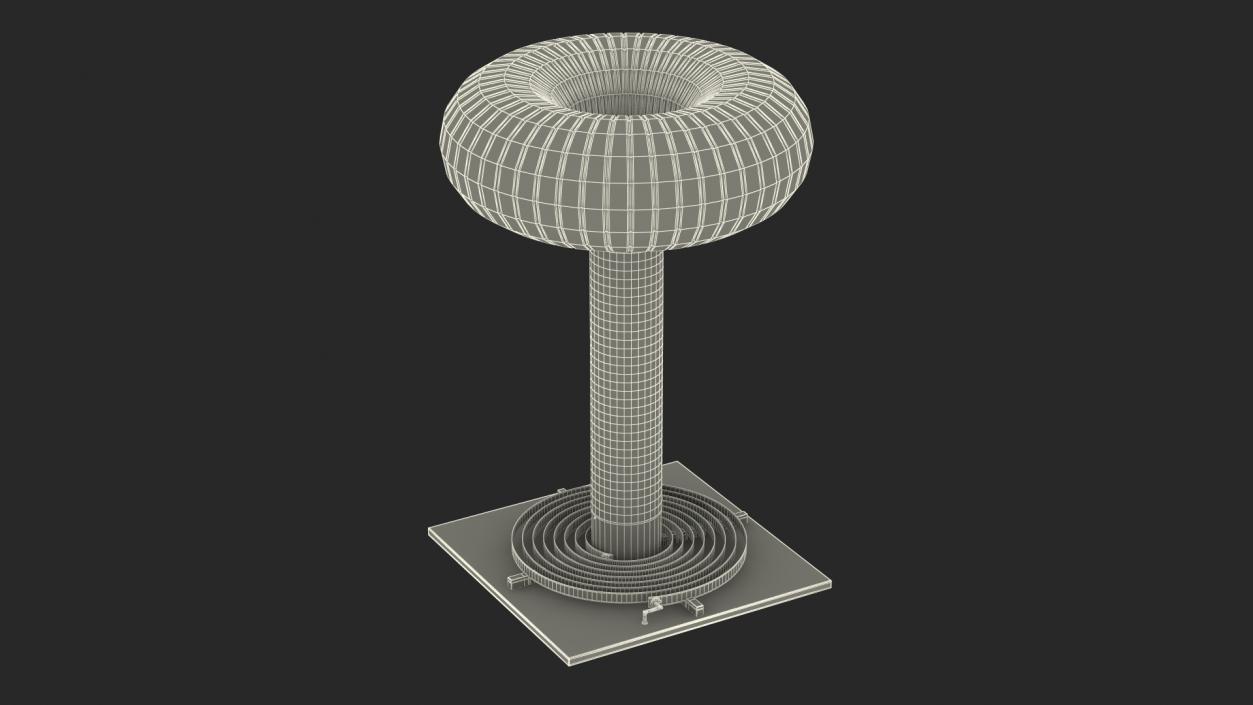 3D Tesla Coil with Stand