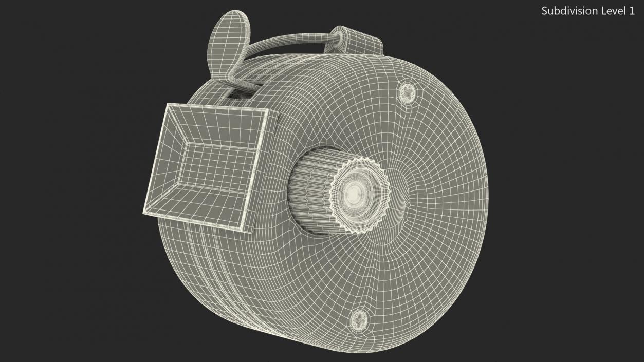 3D Mechanical Handheld Tally Counter model