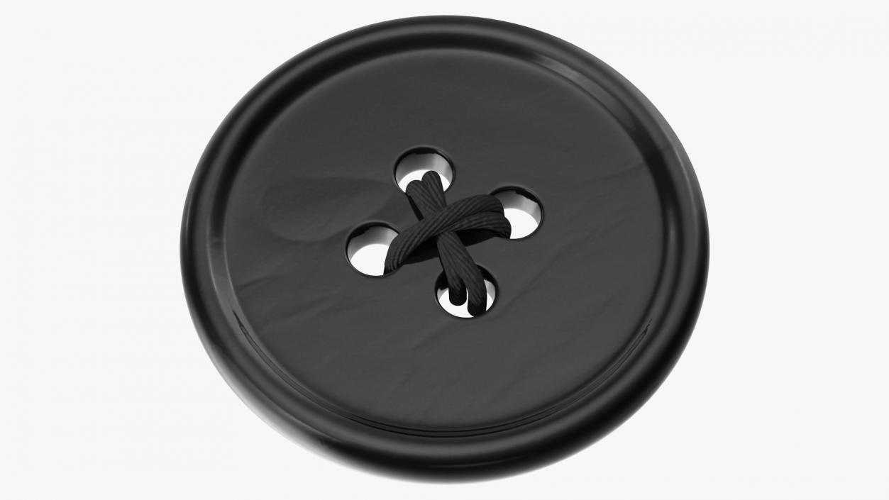 3D Button Thread model