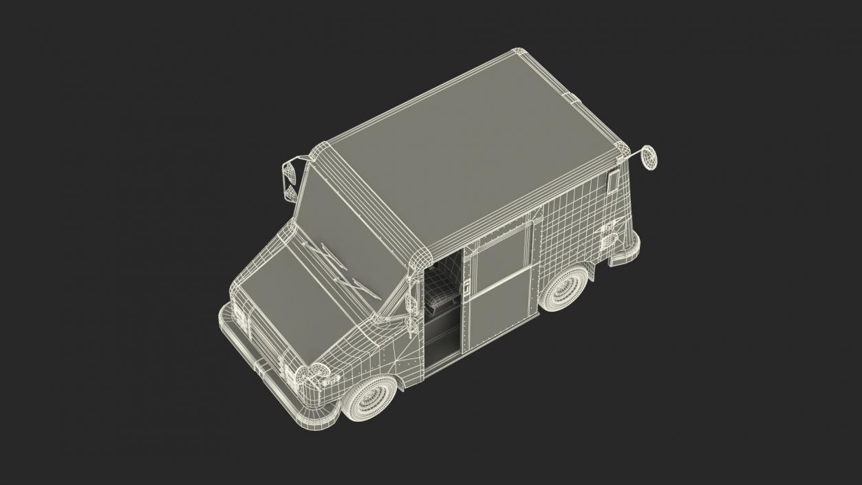 3D model Post Car