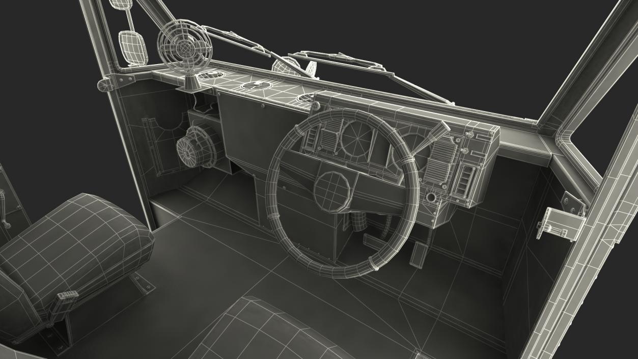 3D model Post Car