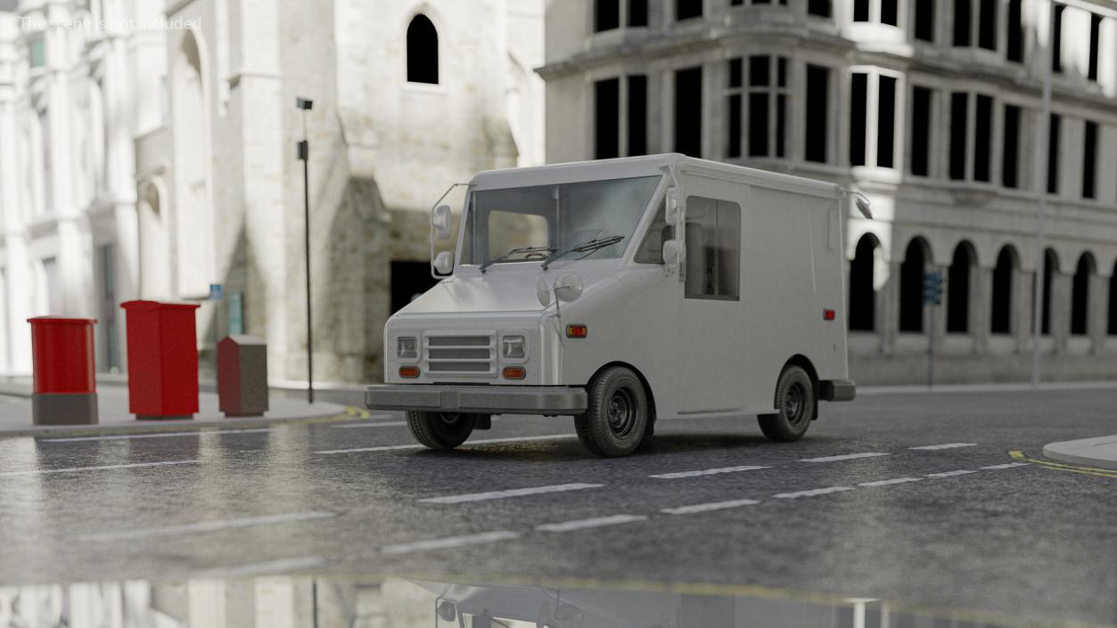 3D model Post Car