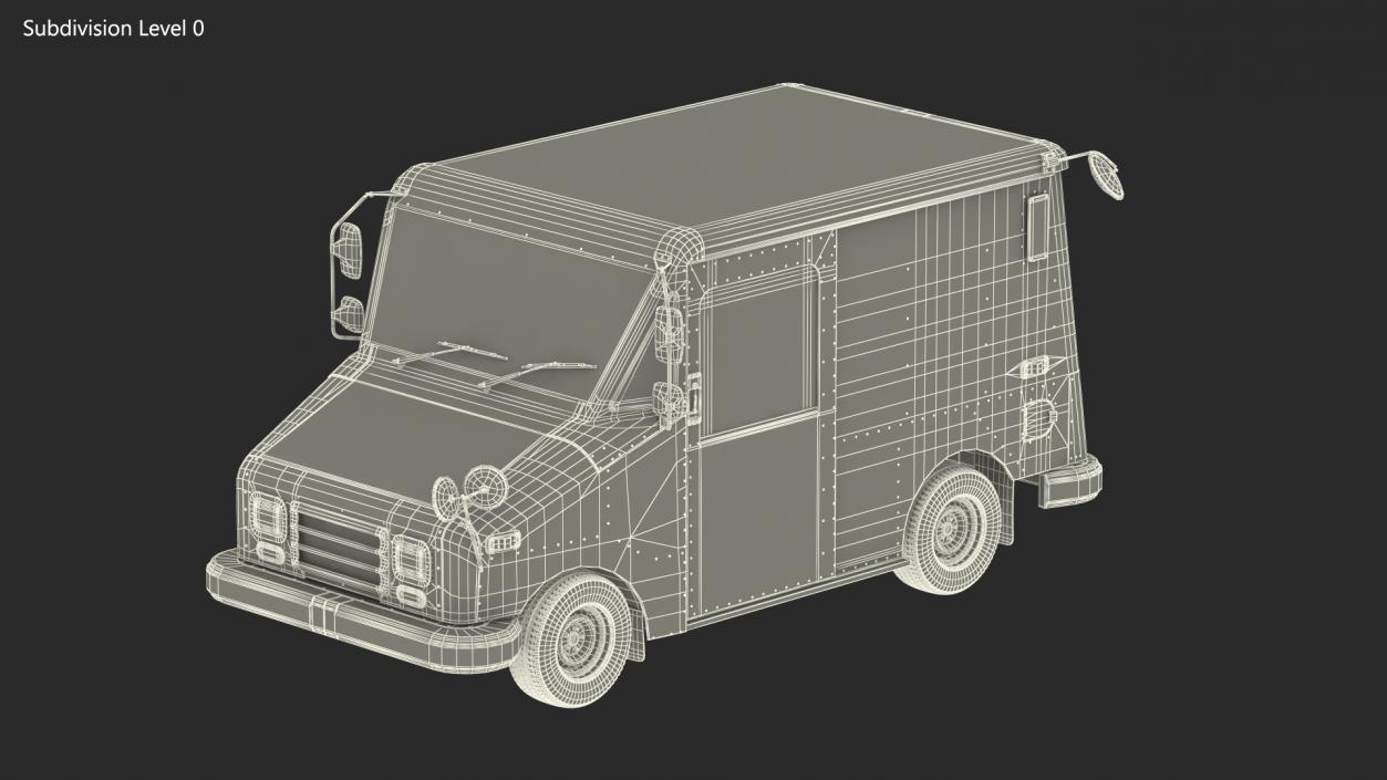 3D model Post Car