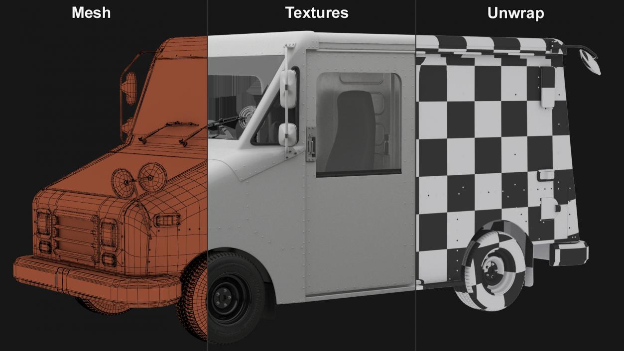 3D model Post Car