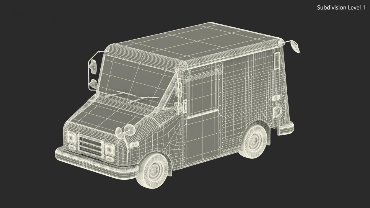 3D model Post Car