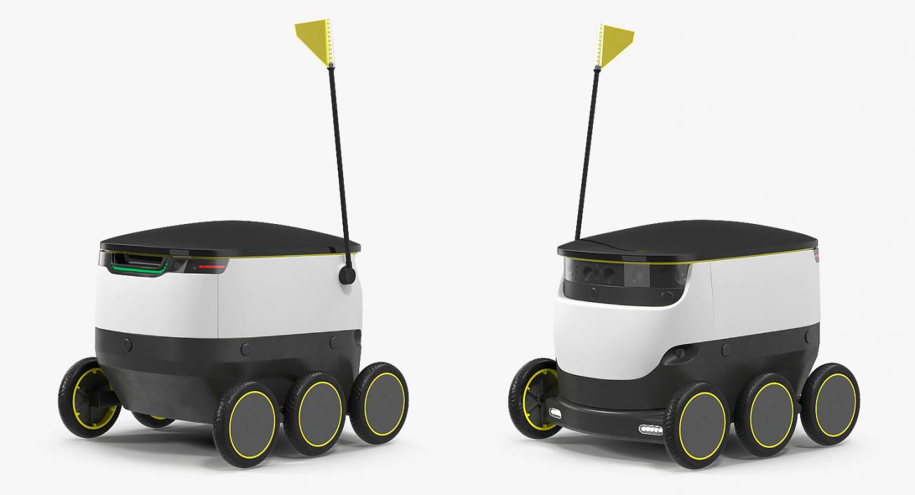 3D Personal Delivery Robot model