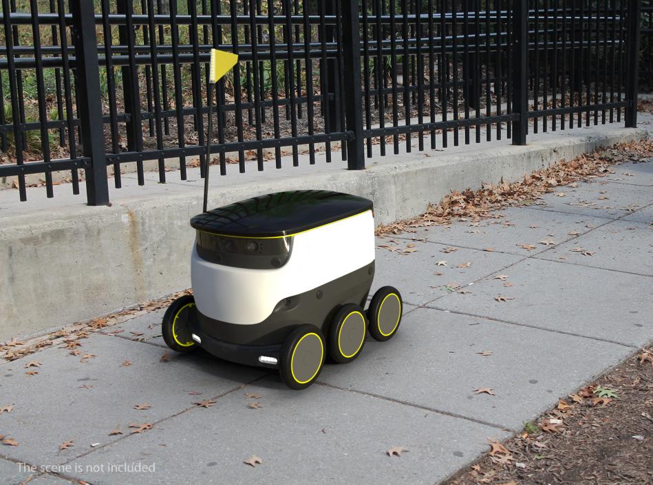 3D Personal Delivery Robot model