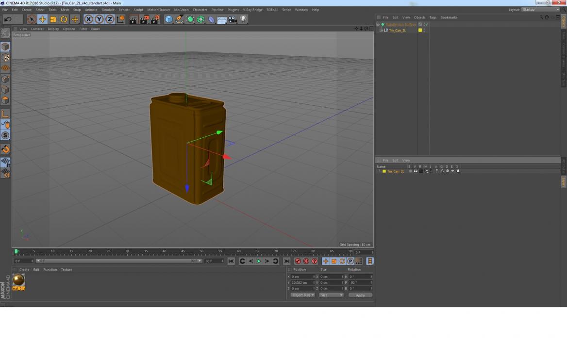 3D model Tin Can 2L