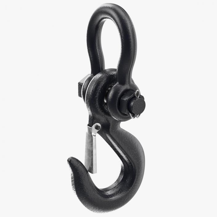 Hook with Shackle 3D