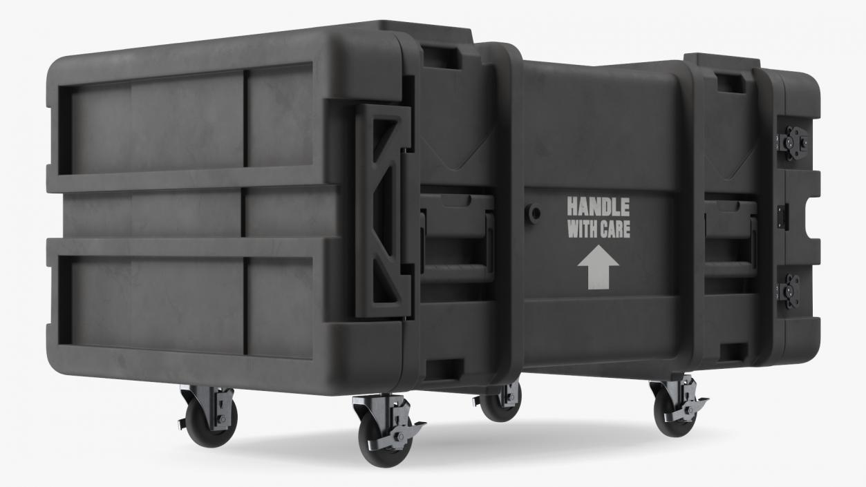 3D Military Surplus Storage Container with Wheels