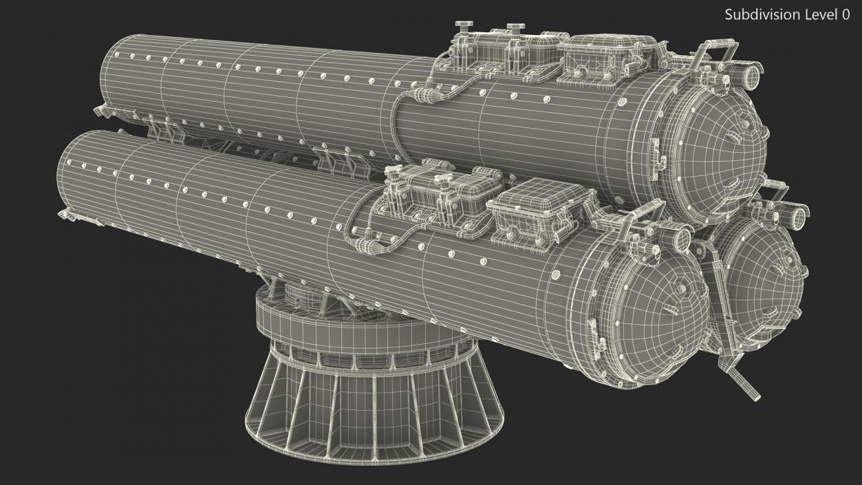 Mark 32 Torpedo Launching System 3D