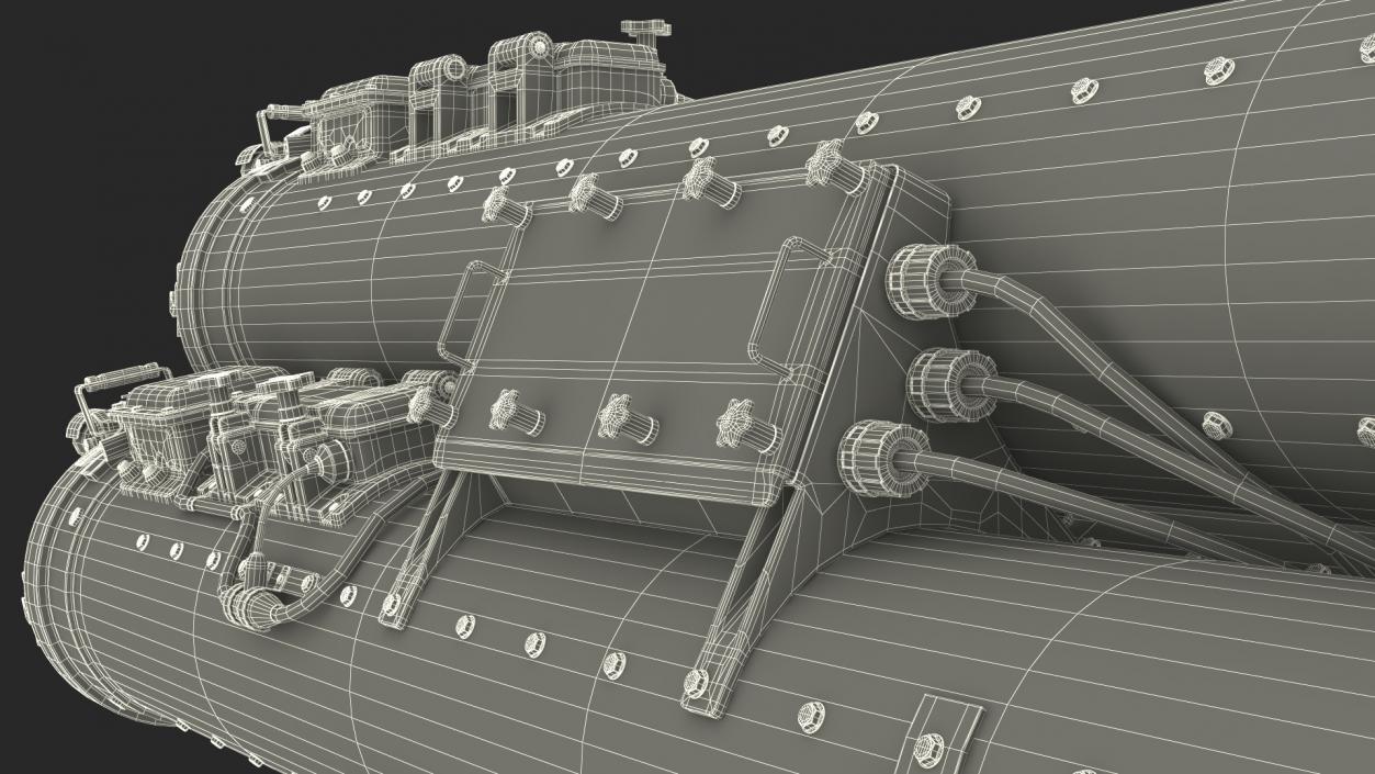 Mark 32 Torpedo Launching System 3D