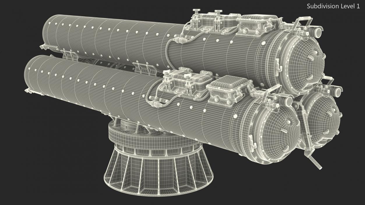 Mark 32 Torpedo Launching System 3D