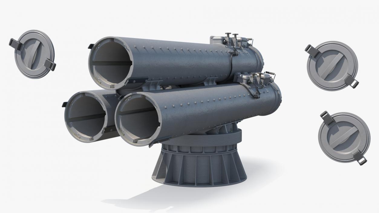 Mark 32 Torpedo Launching System 3D