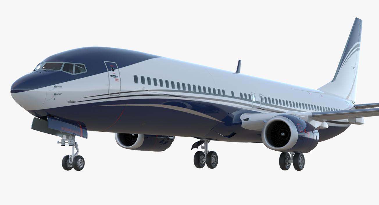 3D Boeing 737-900 ER Generic with Cabin