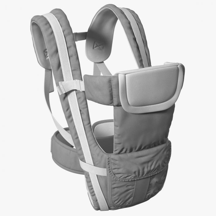 3D Adjustable Infant Carrier Grey Straight Position model