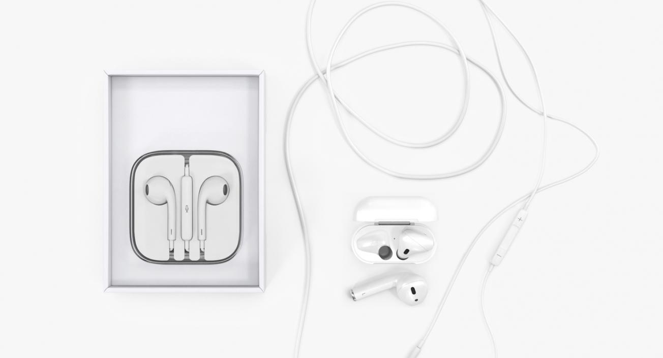 Apple EarPods Collection 3D model