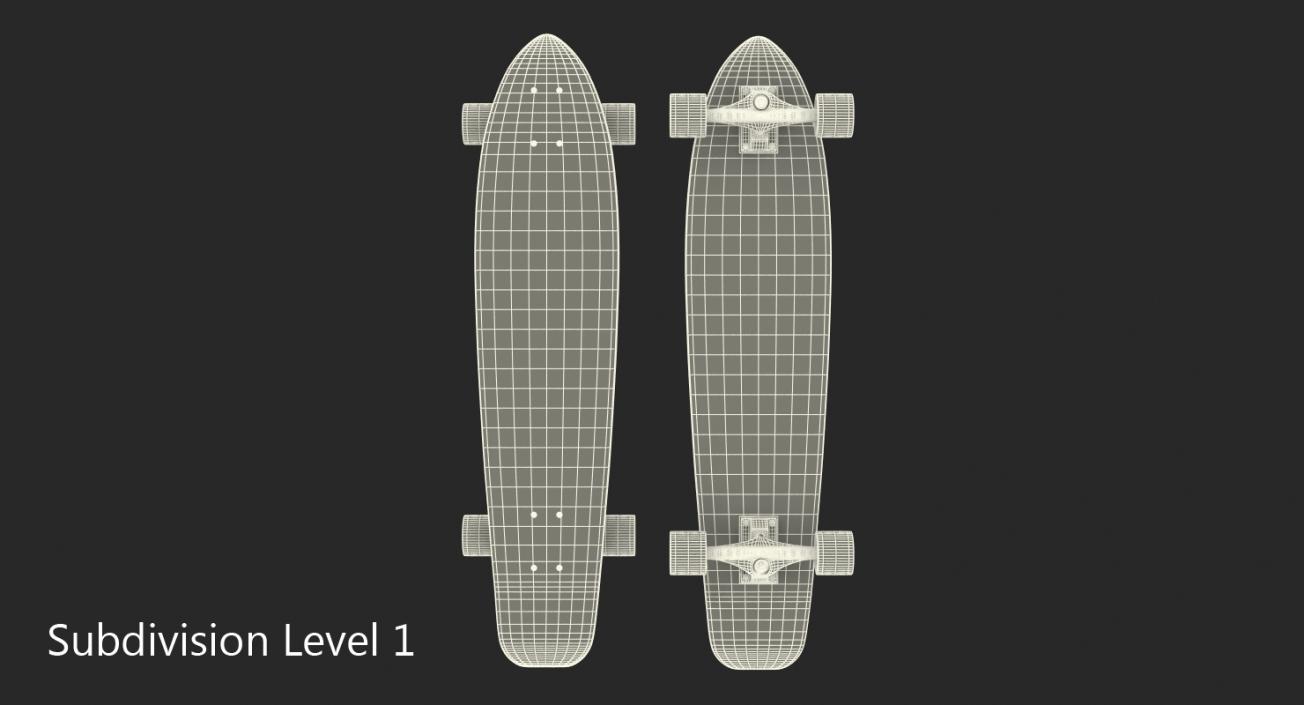 Longboard Generic 3D