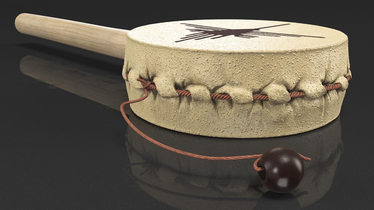 3D Peruvian Nazca Pellet Drum