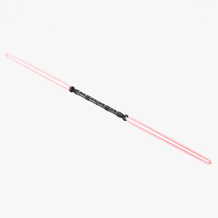 3D model Darth Maul Double Energy Sword Used