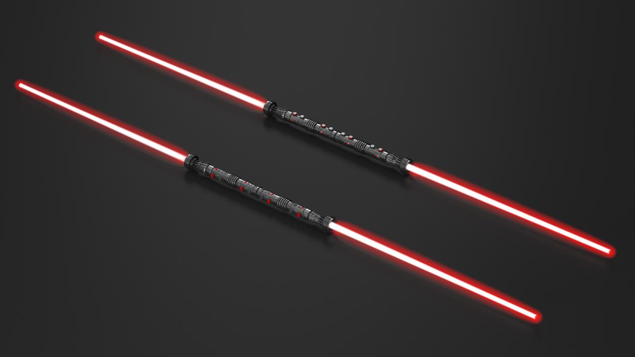 3D model Darth Maul Double Energy Sword Used