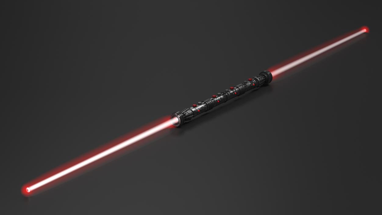 3D model Darth Maul Double Energy Sword Used