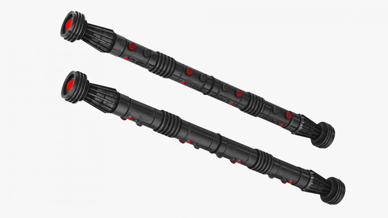 3D model Darth Maul Double Energy Sword Used