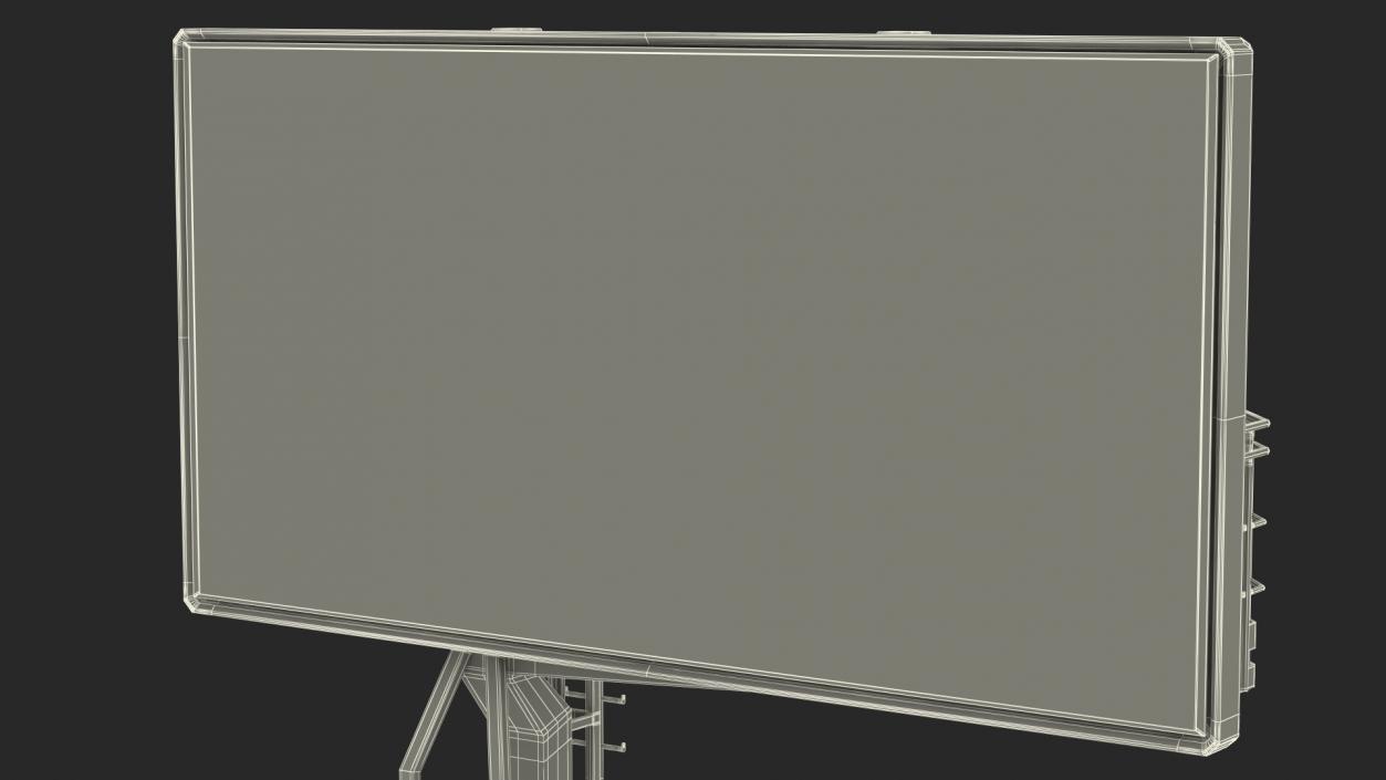 Single Sided Digital Billboard 6x3 3D model