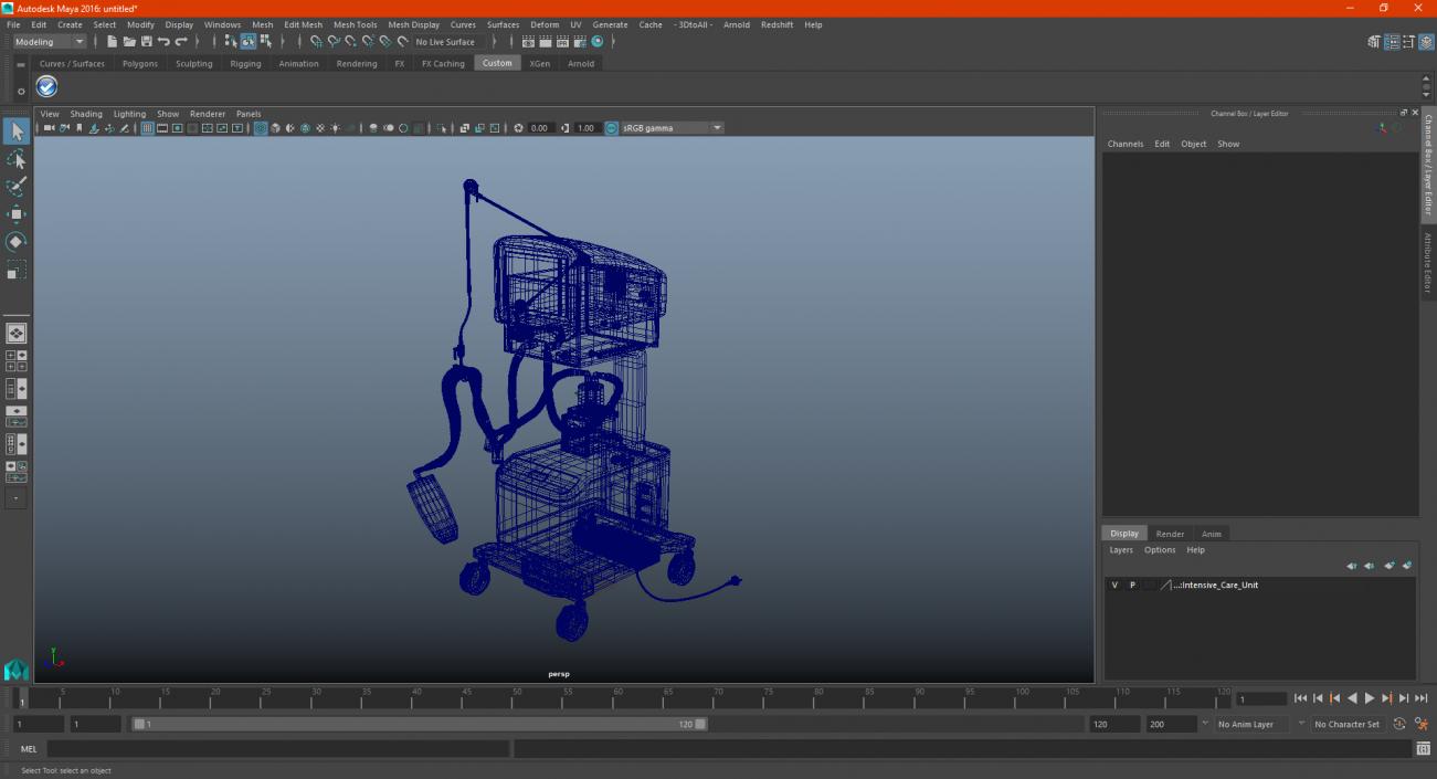 Intensive Care Unit 3D model