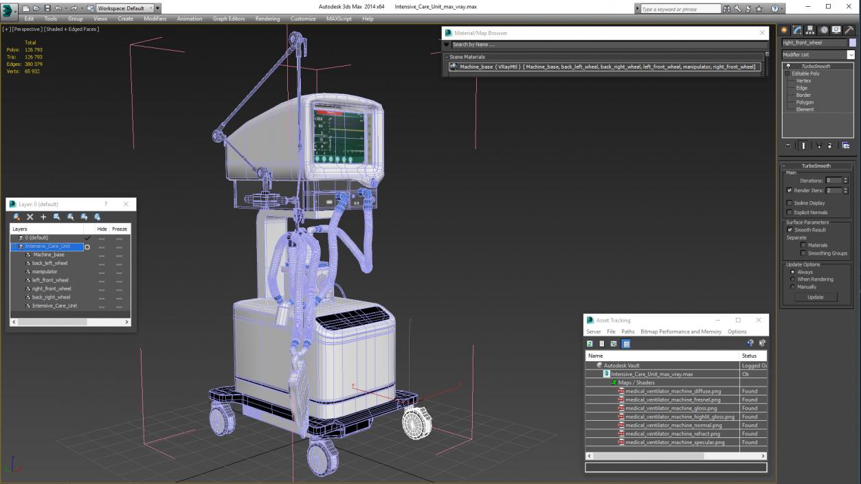 Intensive Care Unit 3D model