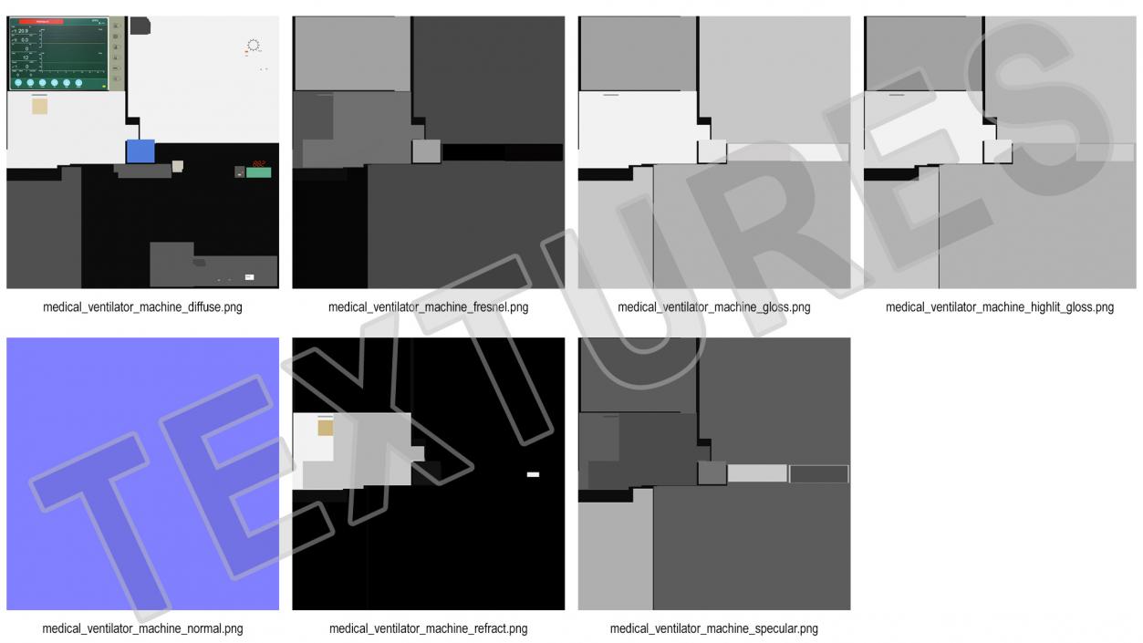 Intensive Care Unit 3D model