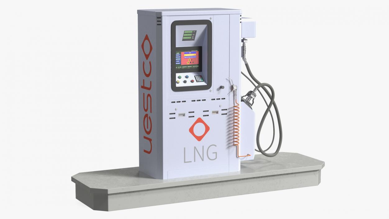 3D Uestco Liquified Natural Gas Dispenser model