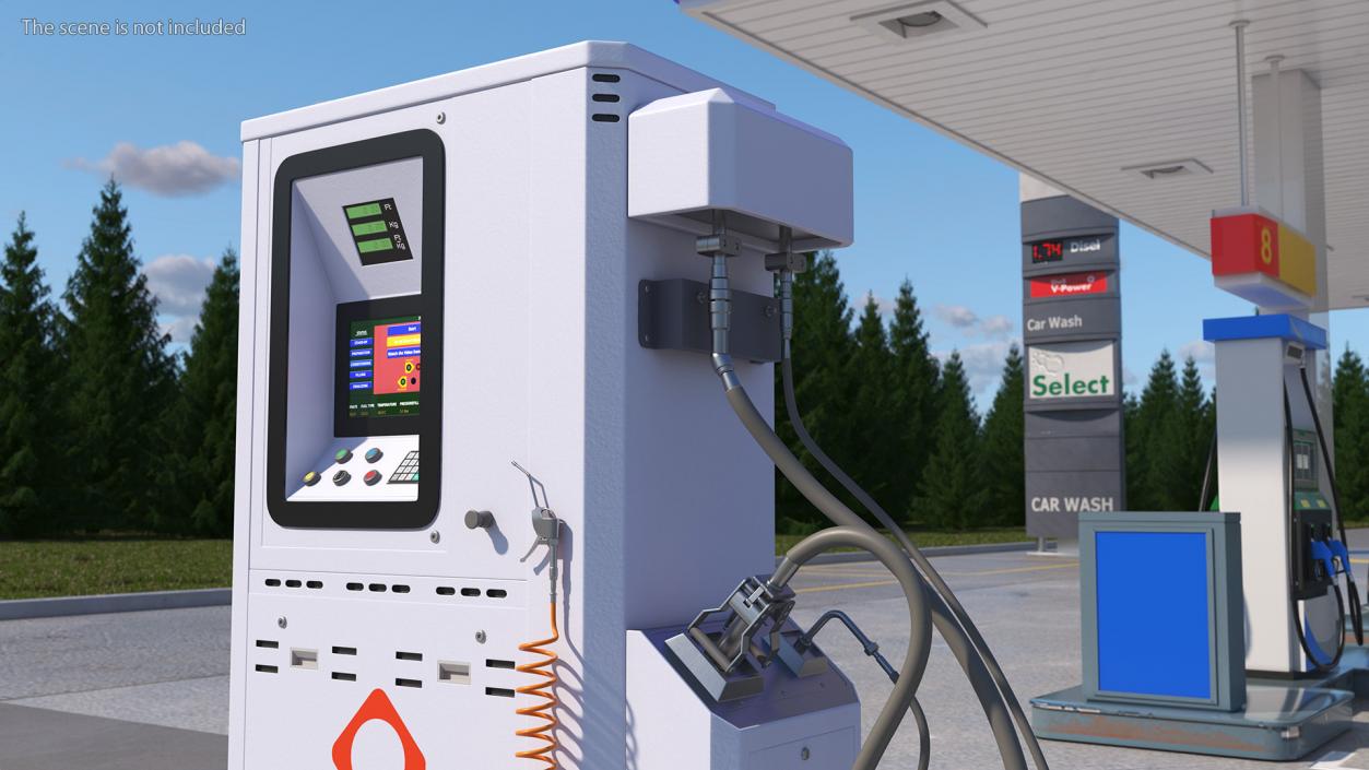 3D Uestco Liquified Natural Gas Dispenser model