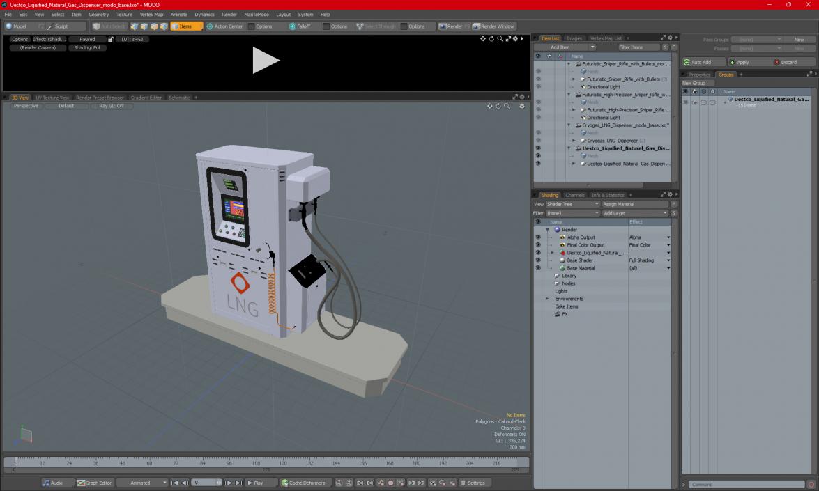 3D Uestco Liquified Natural Gas Dispenser model