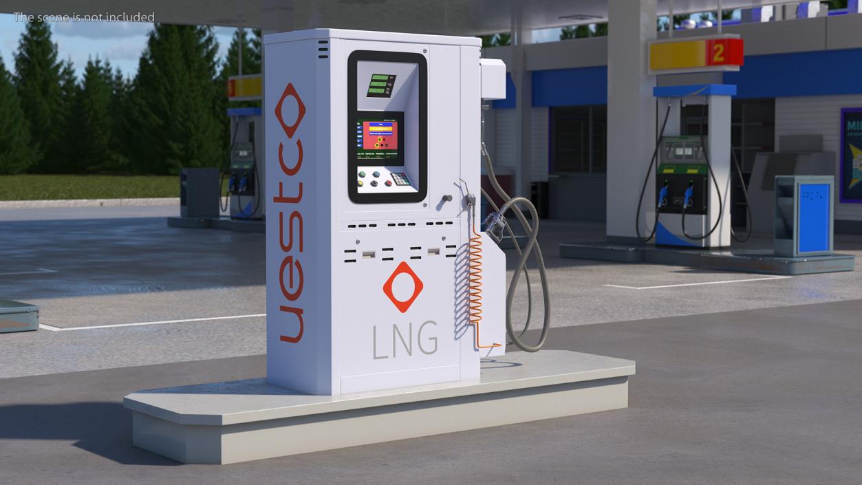 3D Uestco Liquified Natural Gas Dispenser model