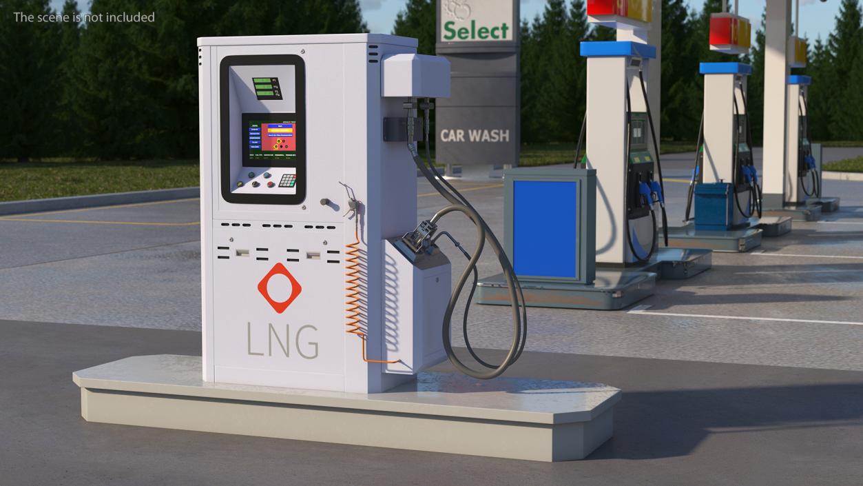 3D Uestco Liquified Natural Gas Dispenser model