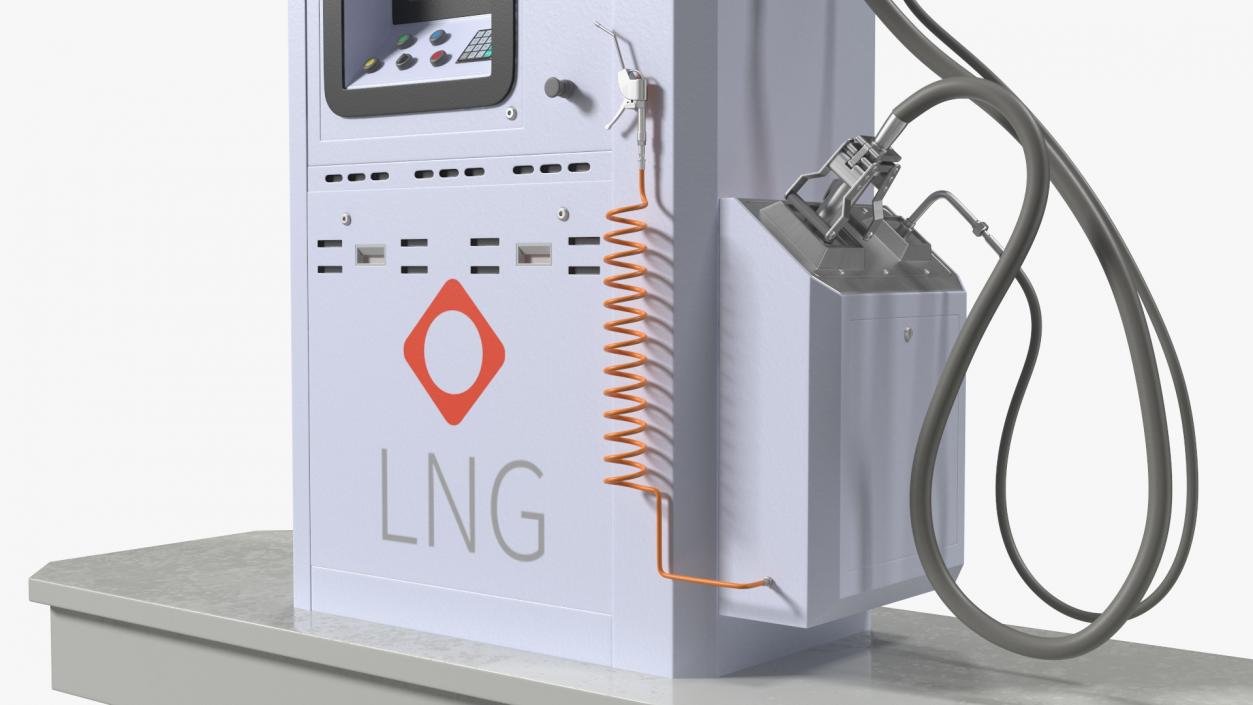 3D Uestco Liquified Natural Gas Dispenser model