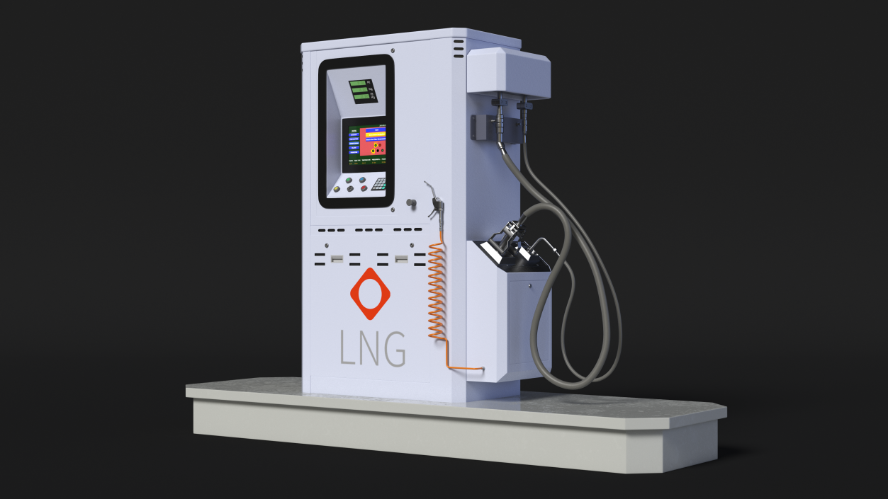 3D Uestco Liquified Natural Gas Dispenser model