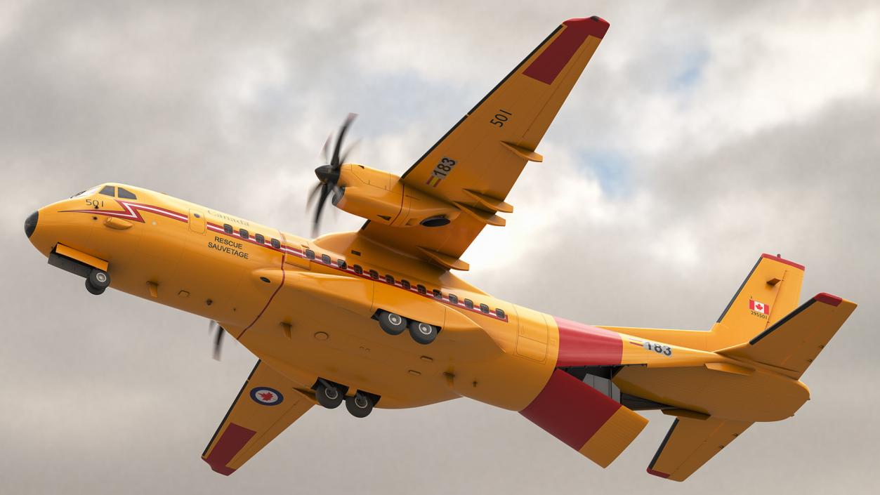 3D RCAF Airbus C295 FWSAR Aircraft