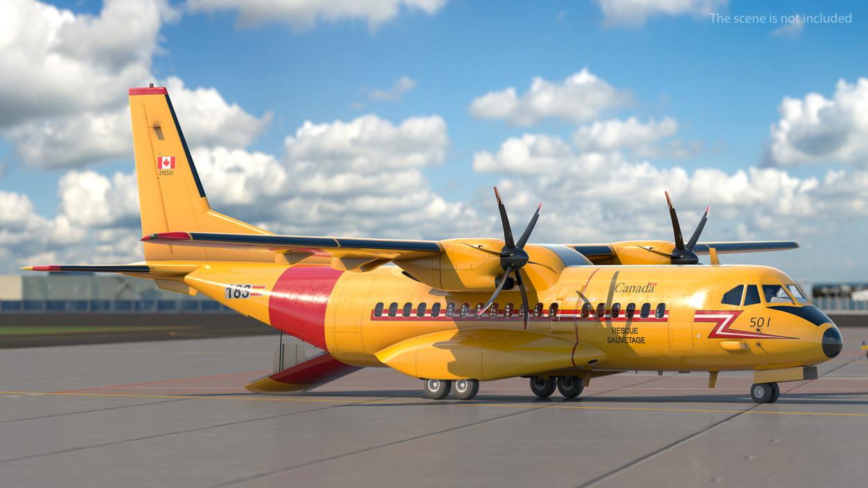 3D RCAF Airbus C295 FWSAR Aircraft