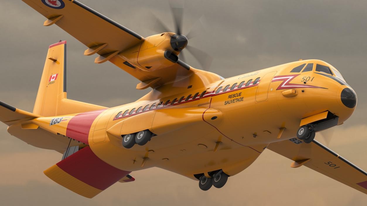 3D RCAF Airbus C295 FWSAR Aircraft