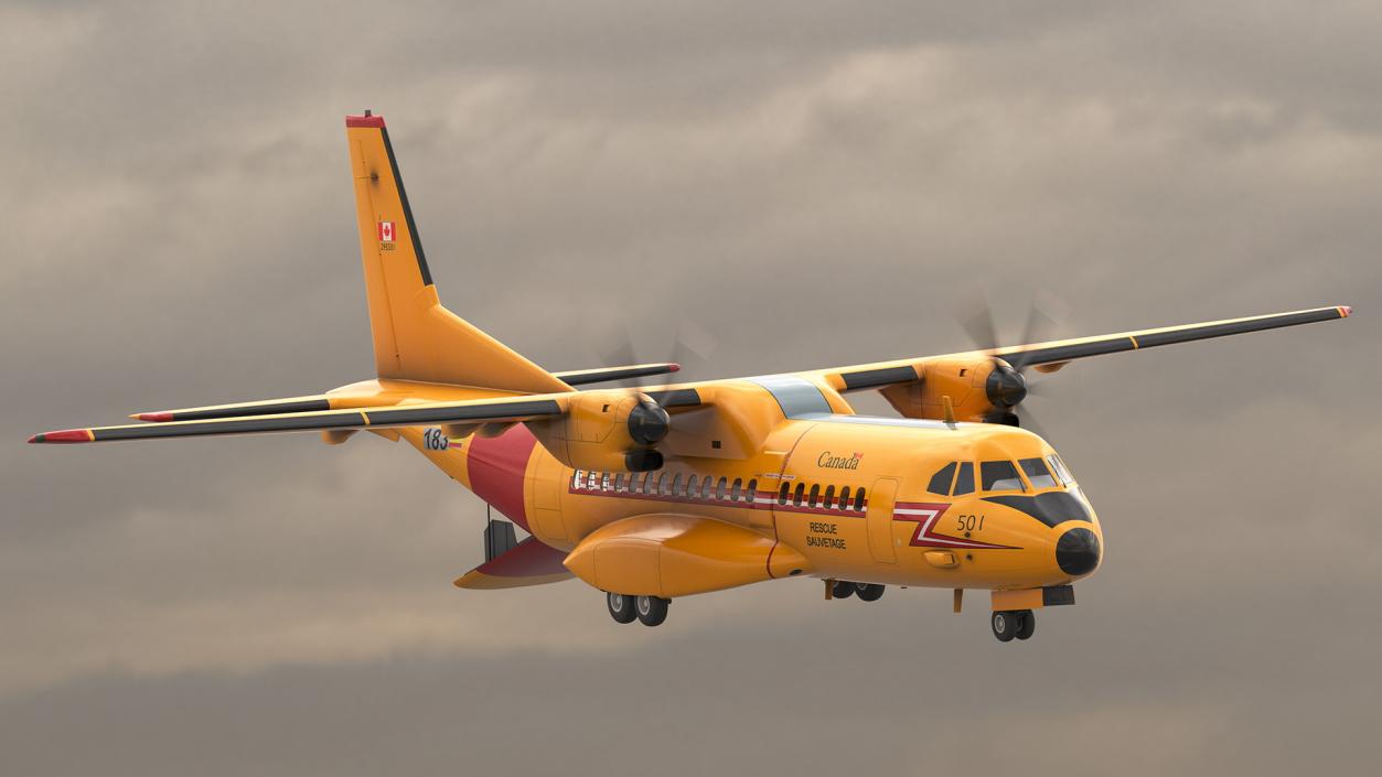 3D RCAF Airbus C295 FWSAR Aircraft