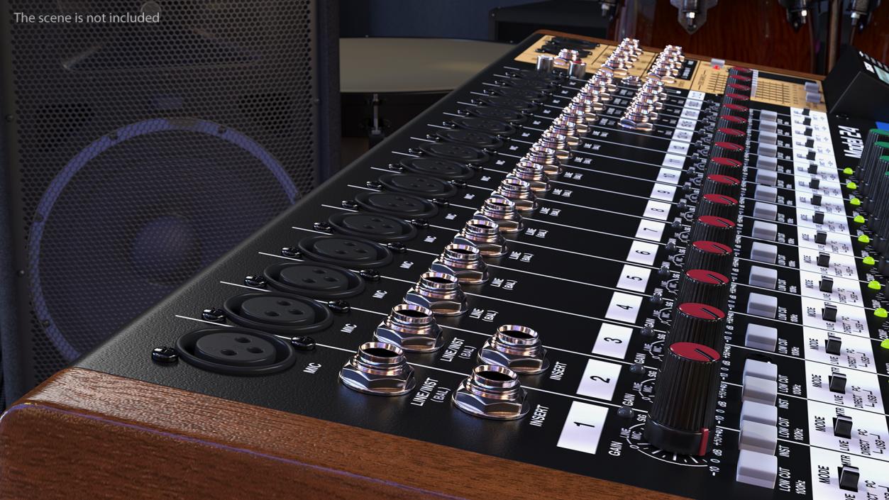 Analog Mixer Recorder On 3D model