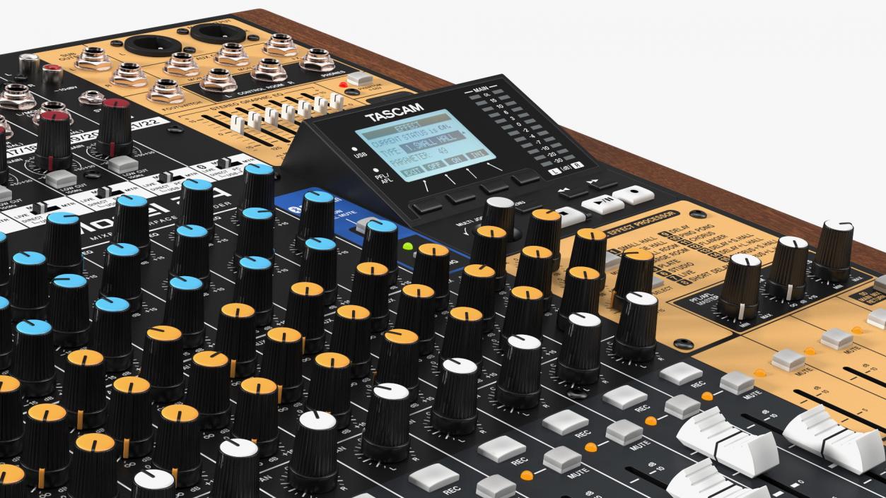 Analog Mixer Recorder On 3D model