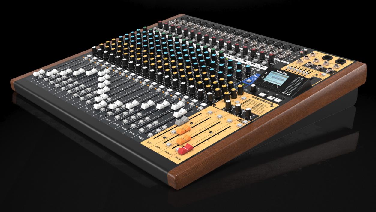 Analog Mixer Recorder On 3D model