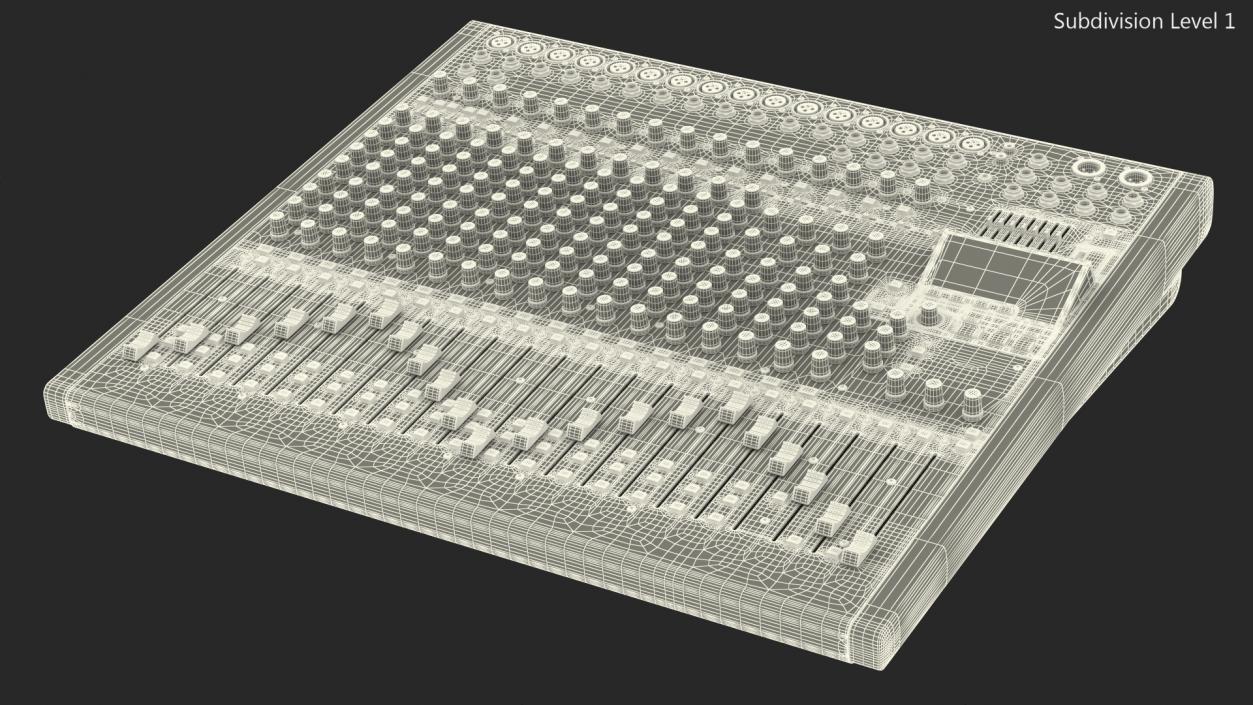 Analog Mixer Recorder On 3D model