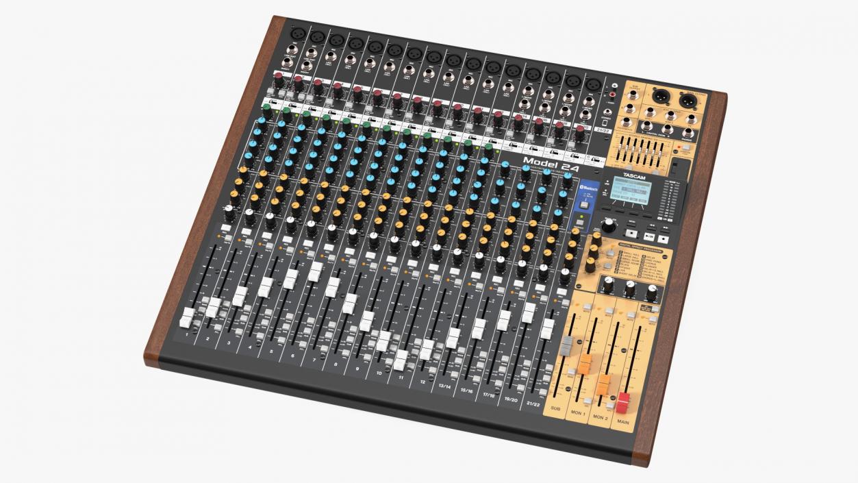 Analog Mixer Recorder On 3D model